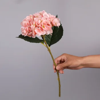 1 buc Artificiale Floare Hortensie Ramură Masa de Nunta DIY Home Garden Decor Fals Hortensie Flore Imagine 0