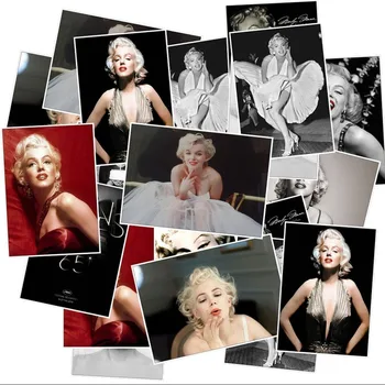 25PCS Frumoasa Actrita Marilyn Monroe Impermeabil de Papetărie din Pvc Autocolant Skateboard Valiza Chitara Depozitare Pentru Copil Jucărie Autocolant