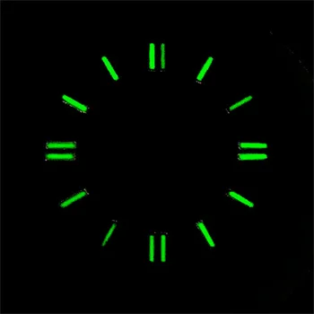 LARIMOKER/Logo 28.5 mm Albastru Verde Dial Fit MINGZHU 3804 Mișcare GMT Funcții Automate de Bărbați Ceas logo-ul Personalizat Imagine 0