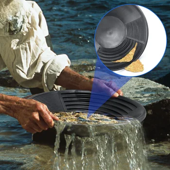 Noi Din Plastic De Aur Pan Bazinul Nugget Miniere Pan Dragare Prospectare Râu Instrument De Spălare De Aur Panning Echipamente Imagine 0